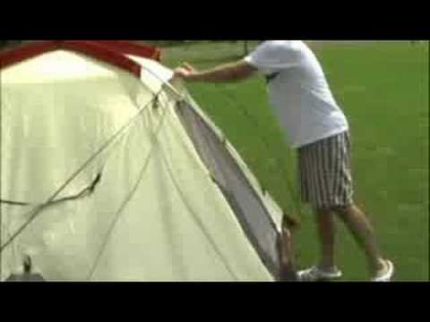 スノーピークテント ランドブリーズ5の張り方 - YouTube