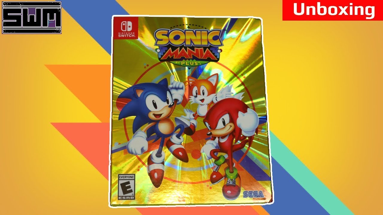 Sonic Mania Plus Nintendo Switch Unboxing - YouTube