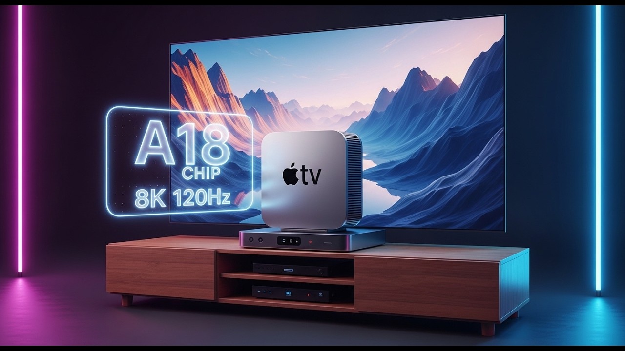 Apple TV 2026 LEAKED: 8K 120Hz, A18 Chip & Major Redesign Revealed