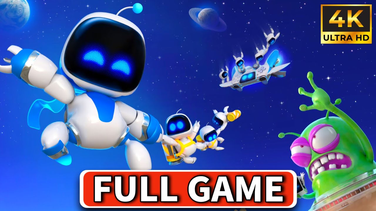 ASTRO BOT Rescue Mission - Full Gameplay Walkthrough 100% (4k