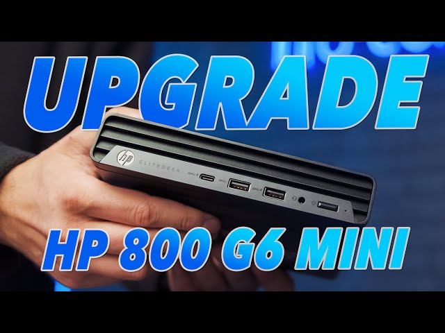 HP Elitedesk 800 G6 MINI UPGRADE SSD RAM TEARDOWN Guide ⚙️ - YouTube