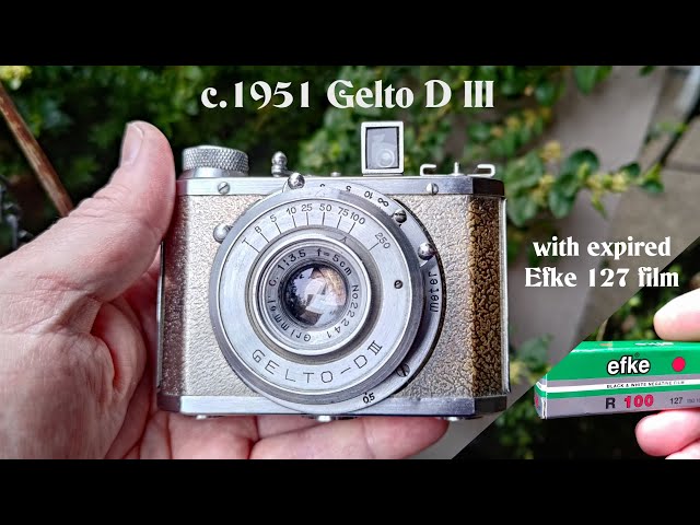 1951 Gelto D III with Expired Efke 127 Film - YouTube