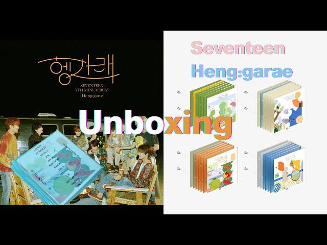 sub)✨Unboxing Seventeen 세븐틴セブチ7th Mini Album 헹가래Heng