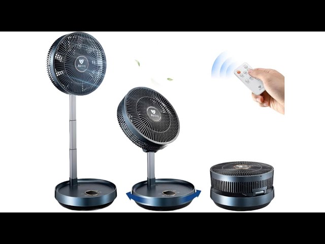 AIRDOG Battery Operated Folding Fan | Powerful and Quiet Travel