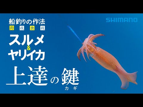 船釣りの作法＃7～釣技食技～ スルメイカ・ヤリイカ上達のカギ×松田