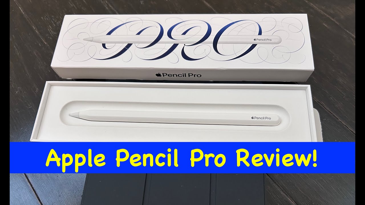 Apple Pencil Pro Unboxing and Review! Draw like a pro on your iPad
