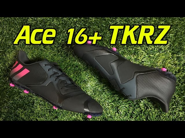 Adidas ACE 16+ TKRZ Black/Shock Pink - Review + On Feet - YouTube