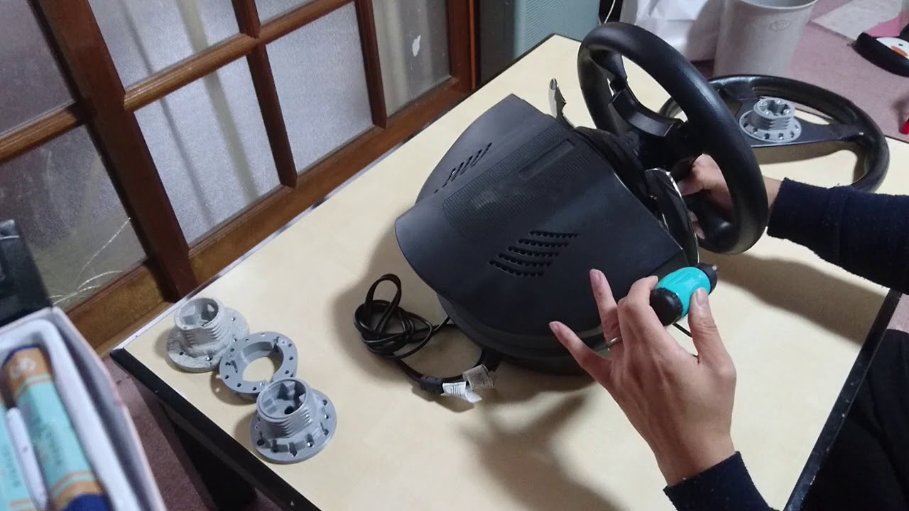 スラマス製ハンコン 汎用 実車ステアリングアダプタ！ T-GT/T500RS