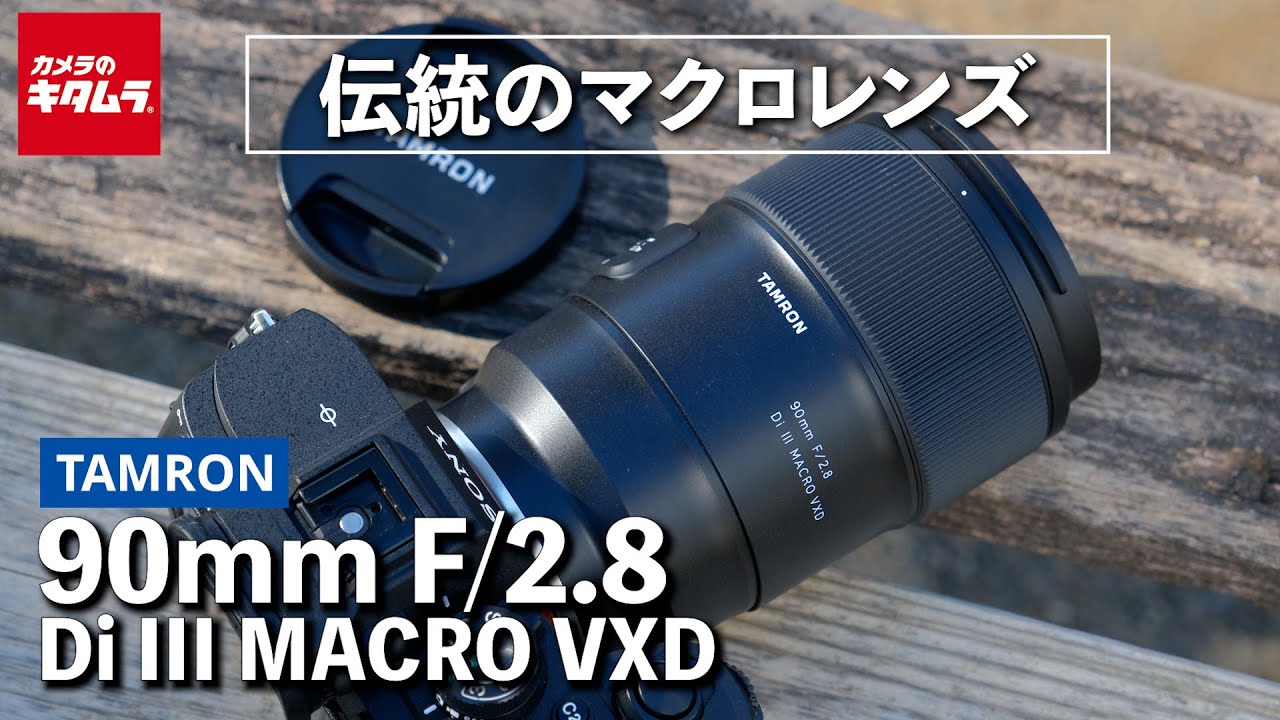 レンズレビュー】タムロン 90mm F/2.8 Di III MACRO VXD｜等倍マクロが