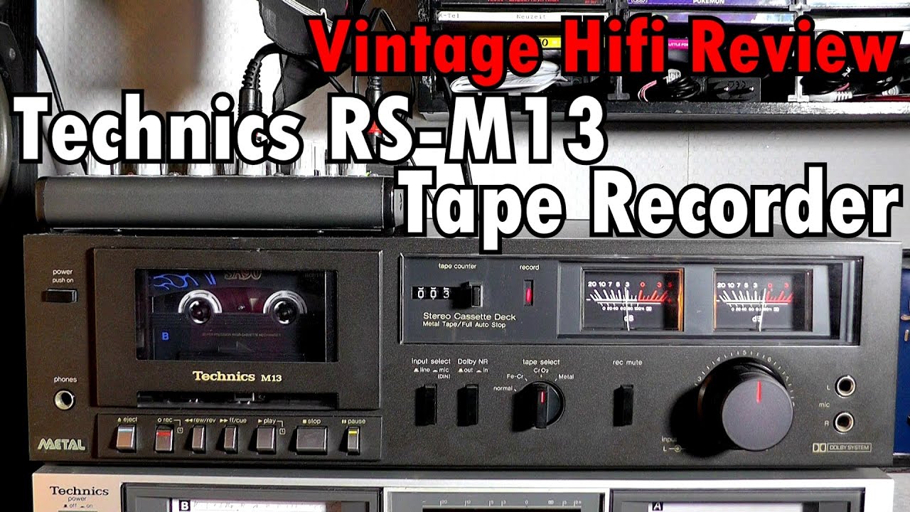 Vintage Hifi Review - Technics RS M13 Tape Recorder - YouTube