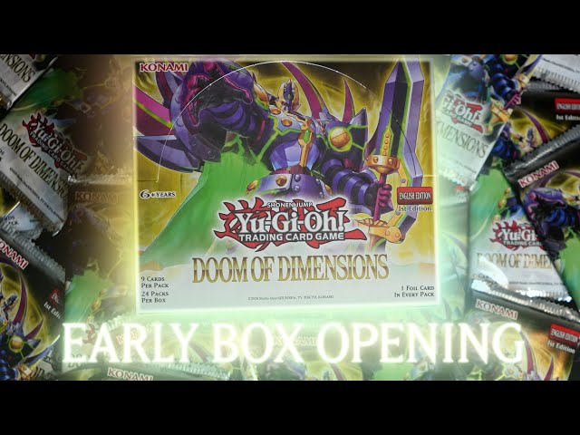 ☆ Yu-Gi-Oh! DOOM OF DIMENSIONS ☆ Early Box Opening ! ☆ - YouTube