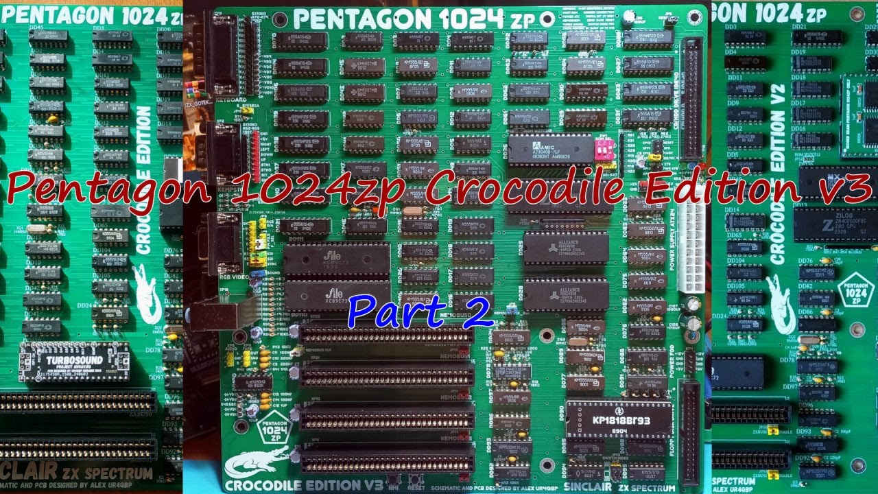 ZX-Spectrum Pentagon 1024ZP Crocodile Edition v3 - Part2 - YouTube