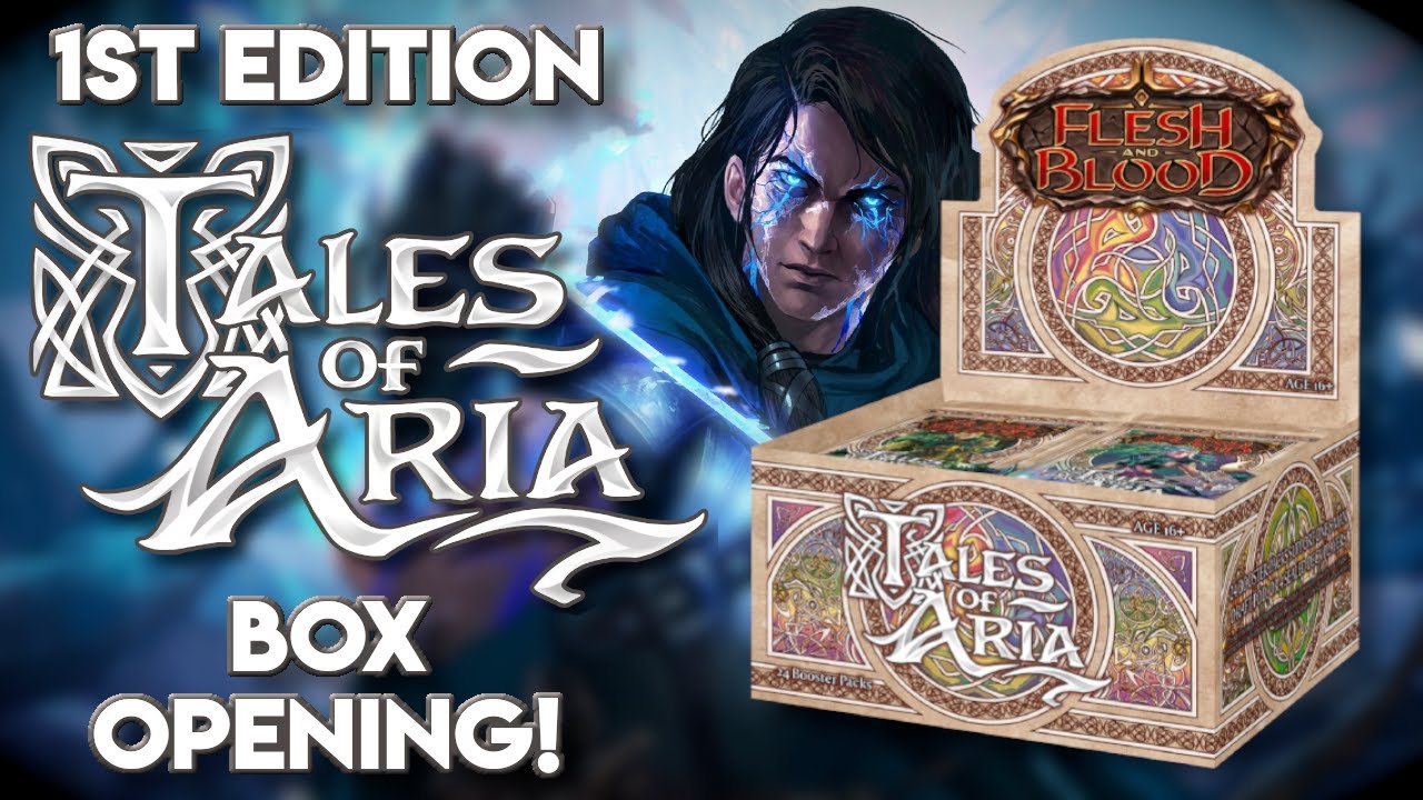 Flesh and Blood TALES OF ARIA 1st Edition Booster Box Opening! | I