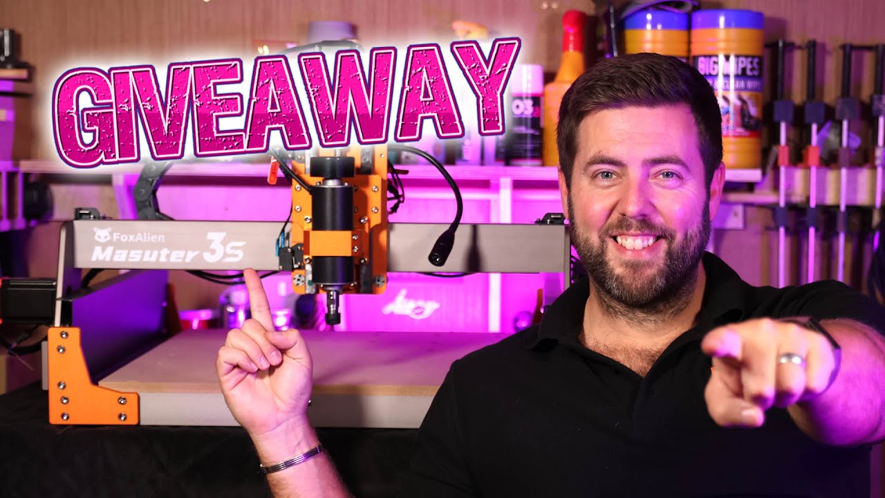 HUGE GIVEAWAY! Masuter 3s CNC machine - 3 to giveaway! - YouTube