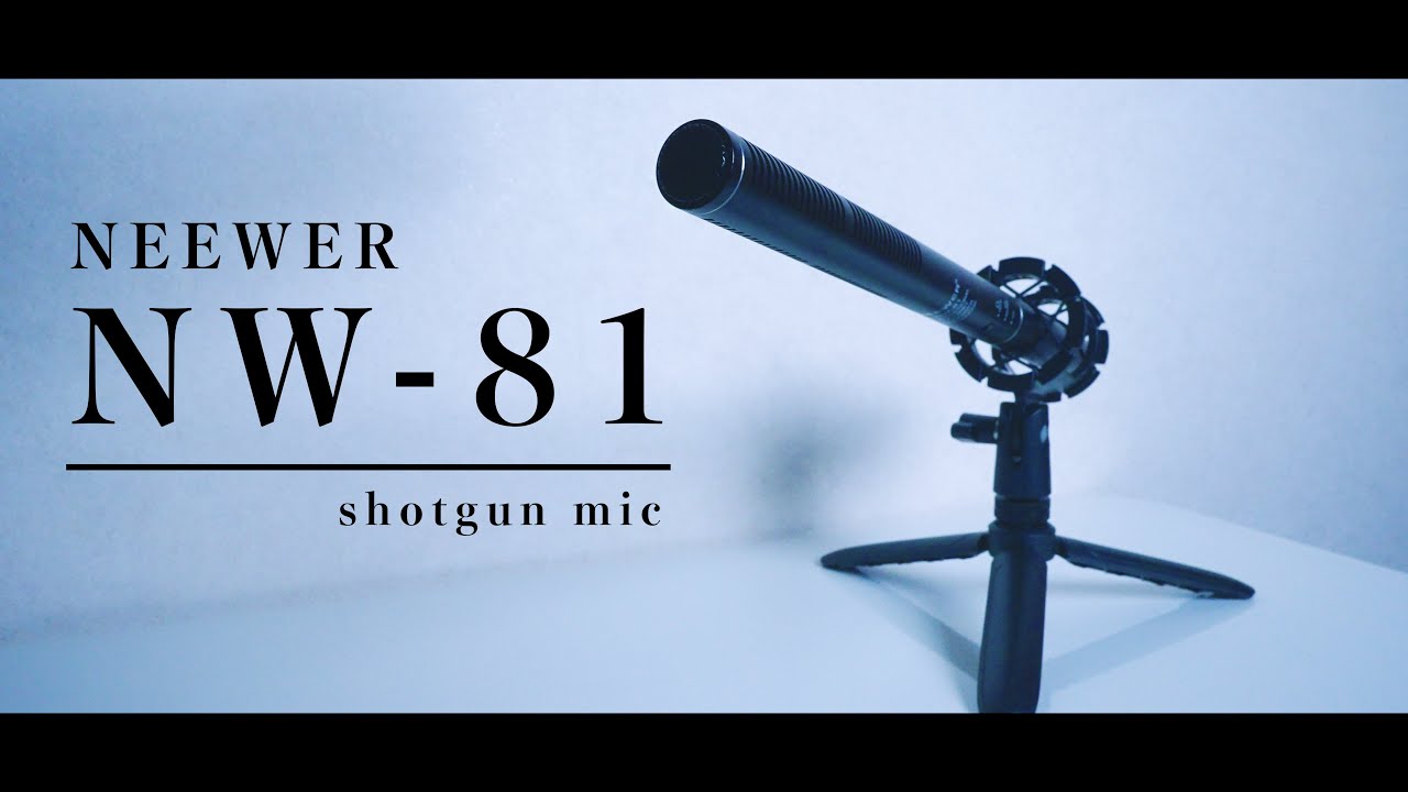 NEEWER NW-81】安いショットガンマイクは使えるのか？【MicchiVlog/535
