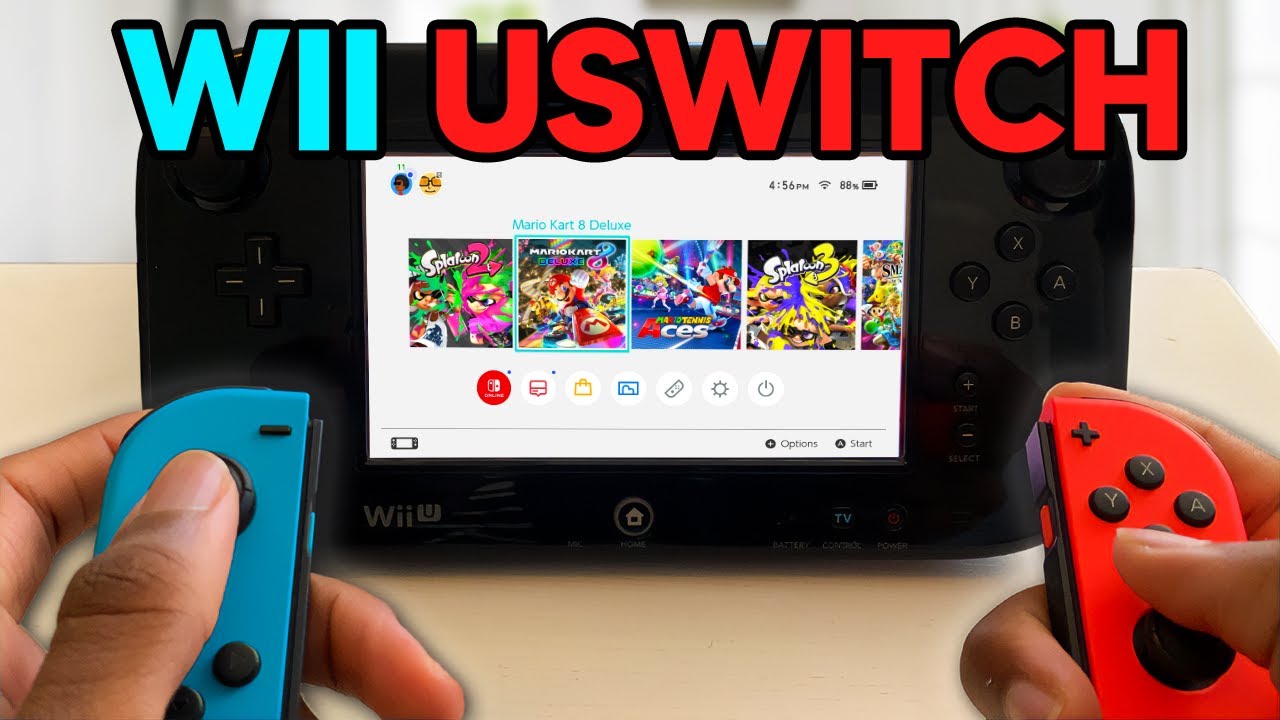 I turned my Wii U into a Nintendo Switch - YouTube