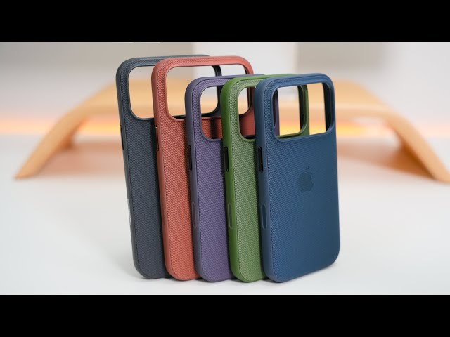 iPhone 17 Pro & iPhone 17 Pro Max Official TechWoven Cases - YouTube