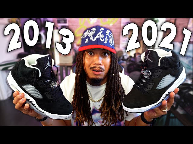 2021 AIR JORDAN 5 OREO VS 2013 AIR JORDAN 5 OREO ! YOU WON'T