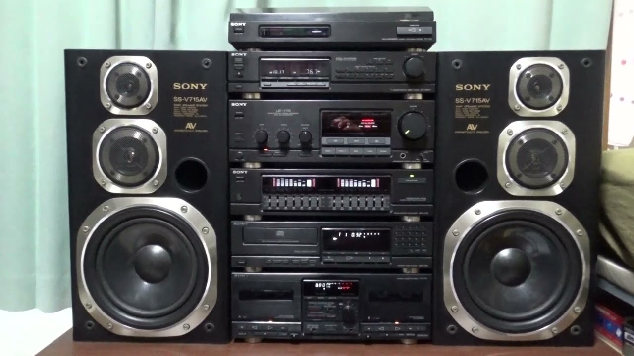 バブルコンポ SONY LBT-V725（本体） ＆ SS-V715AV（スピーカー
