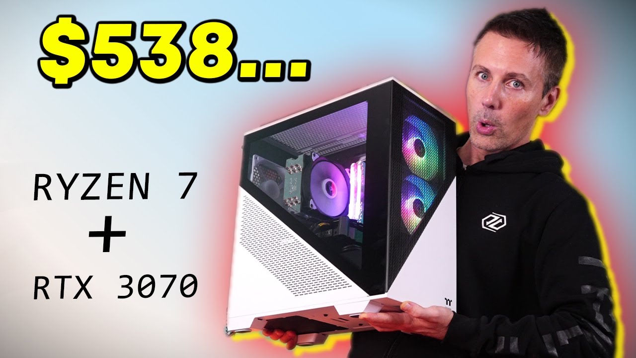 Here's a $550 GAMING PC with an RTX 3070 AND a Ryzen 7! - YouTube