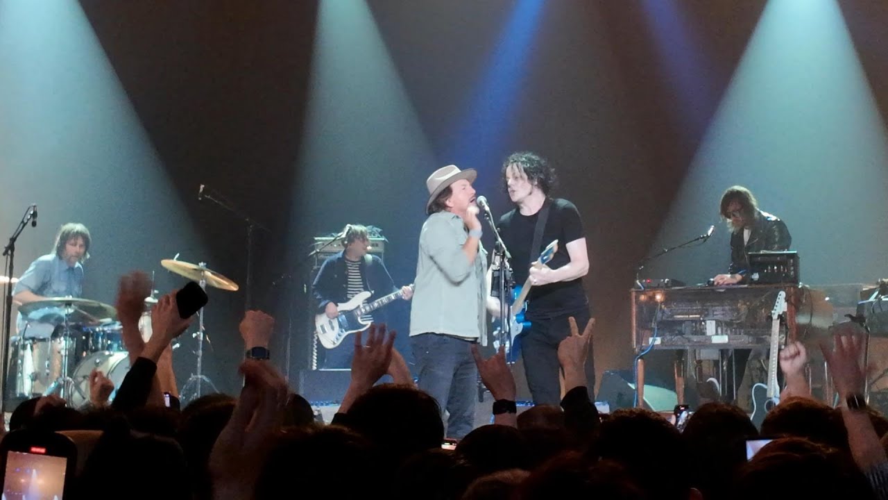 Jack White with Eddie vedder Rockin' in the Free World 15.03.2025