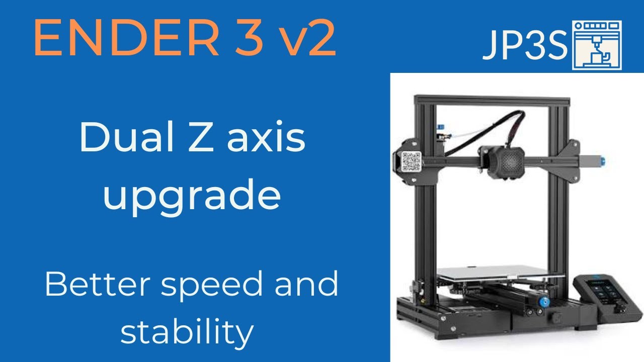 Creality Ender 3 v2 dual z axis upgrade install - YouTube