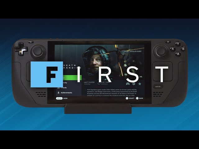 SwitchのようなポータブルゲーミングPC「Steam Deck」が発表！実際に
