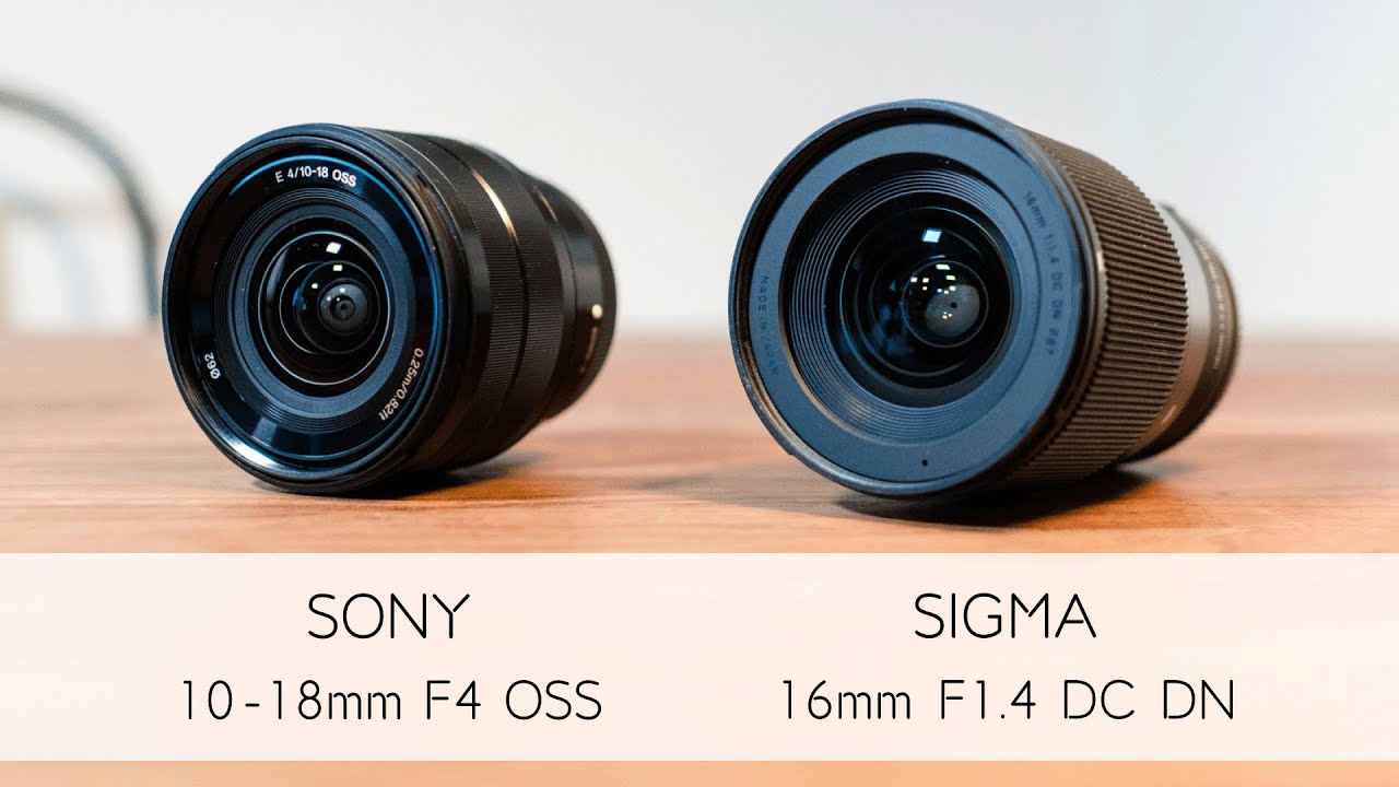 比較レビュー】SONY 10-18mm F4 OSS vs SIGMA 16mm F1.4 DC DN - YouTube