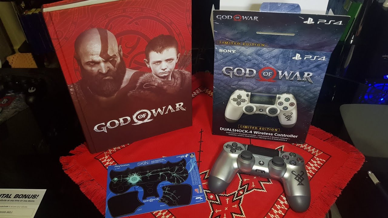 Unboxing God of War Collectors Edition Hardcover Guide Book and