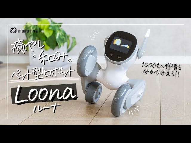 ペットロボット「Loona(ルーナ)」を使ってみた!!【1分間簡易レビュー