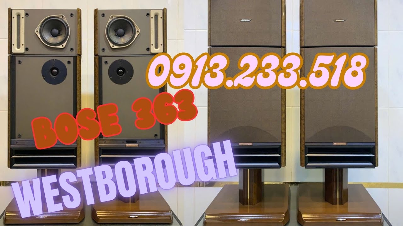 Siêu phẩm Loa Bose 363 WestBorough nghe hay bày đẹp | 0913.233.518
