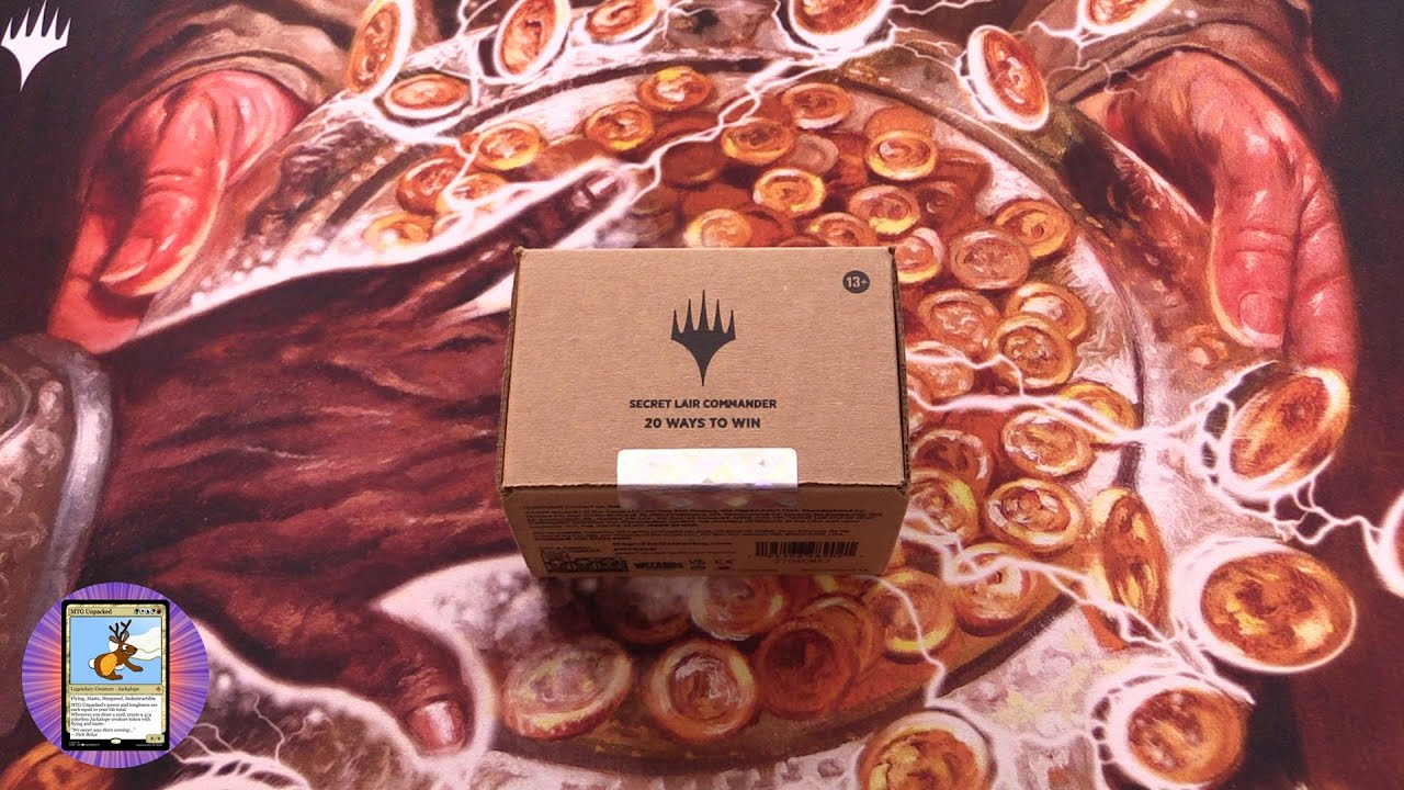 MTG Secret Lair - 20 Ways to Win Commander Deck Unboxed! - YouTube