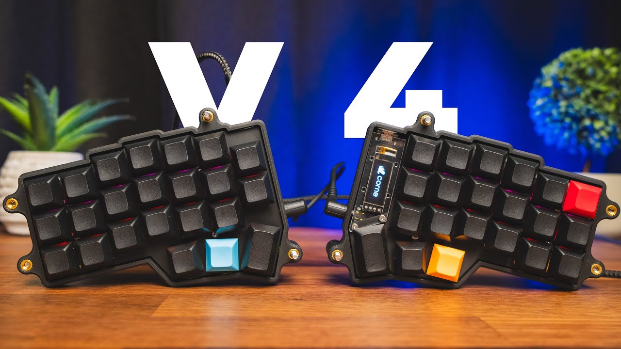 Corne V4 Chocolate × Ghost Switch Typing Sound - YouTube