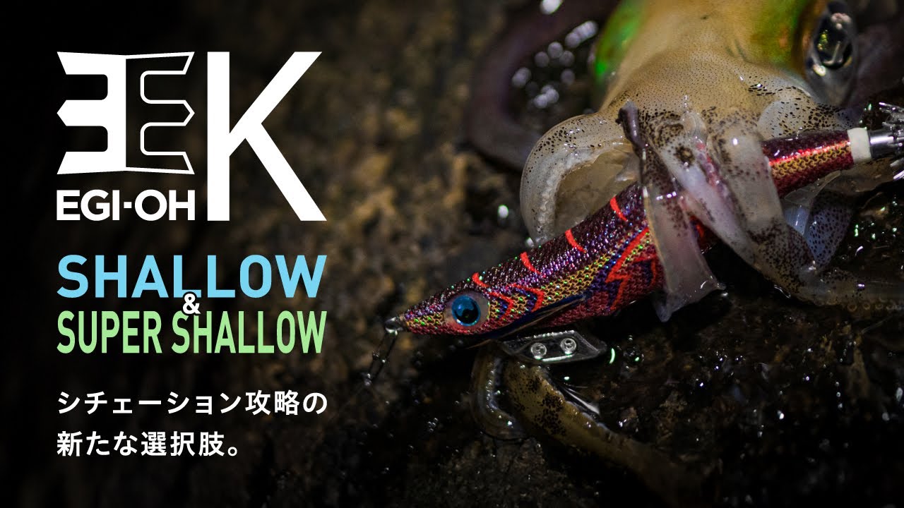 2025年 エギ王K新色～EGI-OH K SHALLOW ＆ SUPER SHALLOW New Color