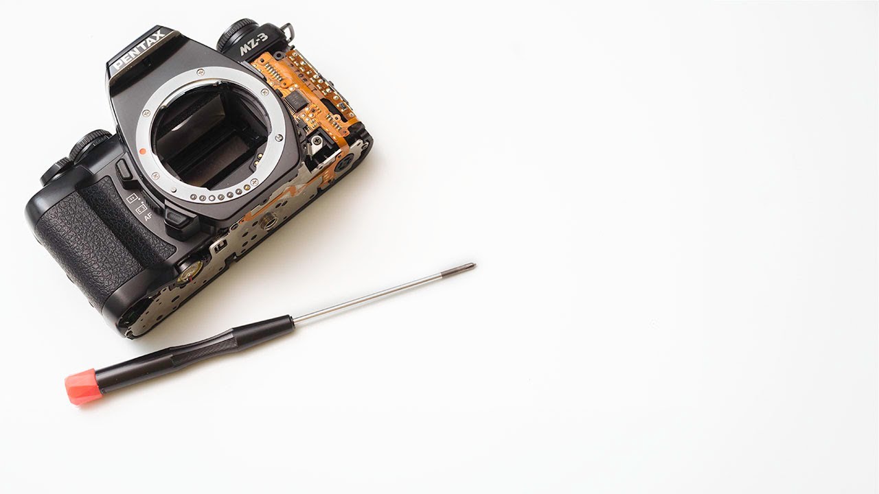 Pentax MZ-3 | Part 1 - Inspection & Body Panel Removal - YouTube