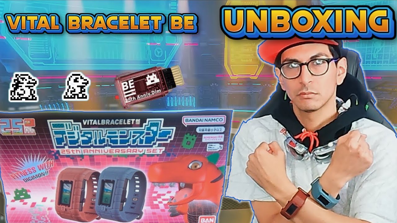 DIGIMON VITAL BRACELET 25th Anniversary UNBOXING | RETRO is best