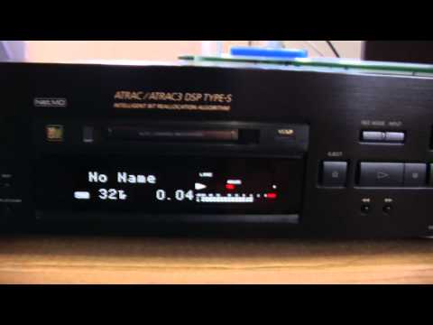 Sony MDS-JB980 minidisc player - YouTube