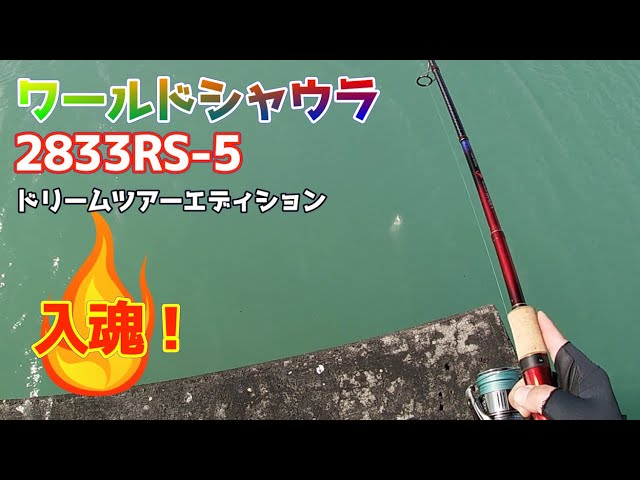 ワールドシャウラ・ドリームツアーエディション 2833RS-5入魂！ - YouTube