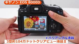 キヤノン EOS 8000D ダブルズームキット | デジタル一眼レフ