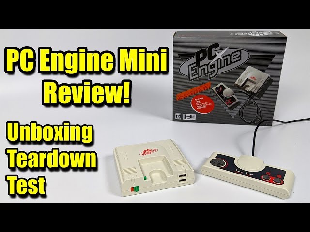 PC Engine Mini-Review - Unboxing, Teardown, Test - It's Amazing
