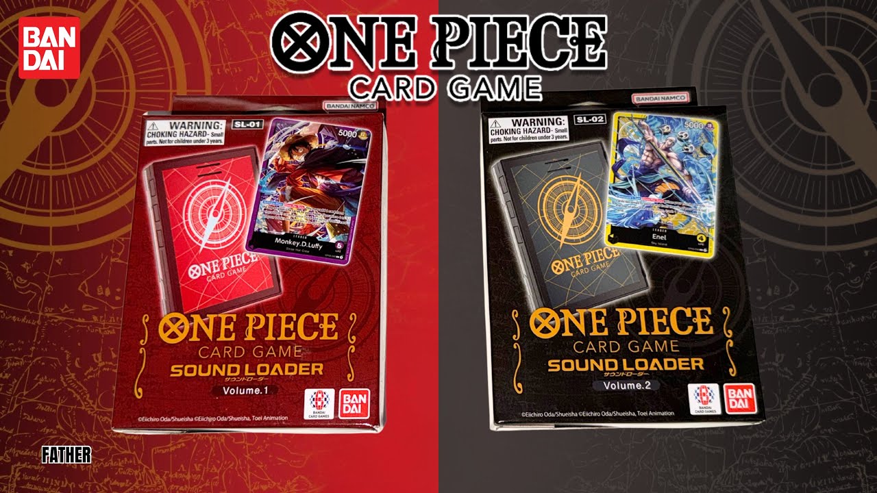 One Piece Card Game Sound Loader, Volume 1 & 2 Unboxing - YouTube