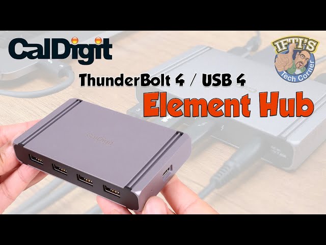 Caldigit Thunderbolt 4 (USB 4) Element Hub : REVIEW - YouTube