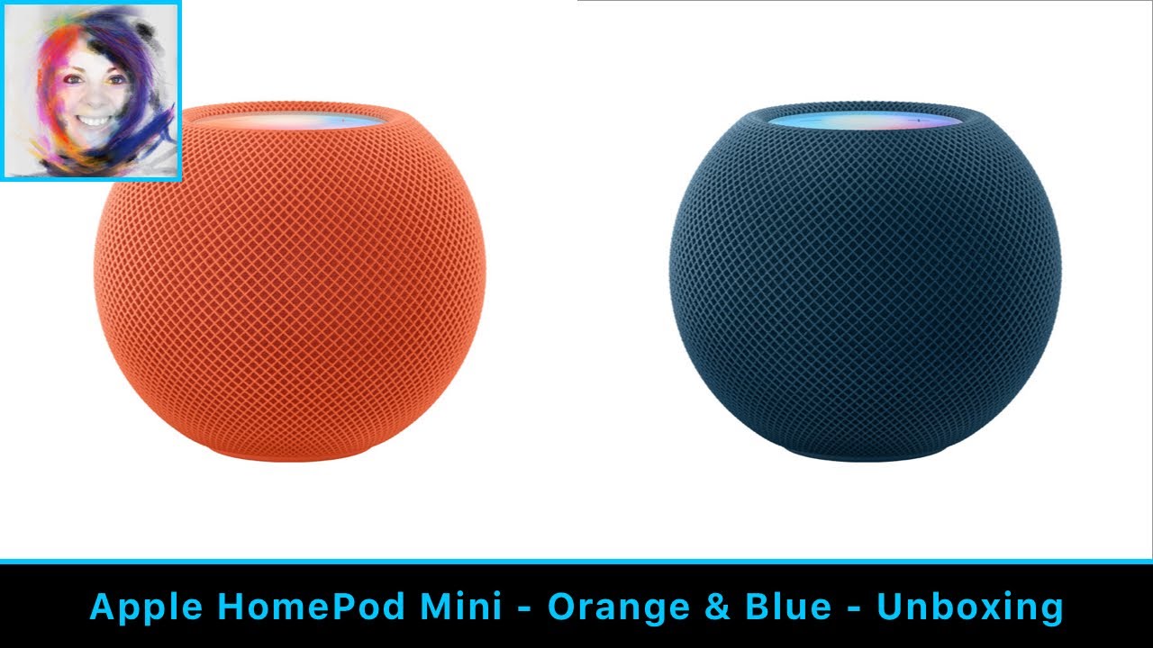 Apple HomePod Mini - Orange & Blue - Unboxing - YouTube