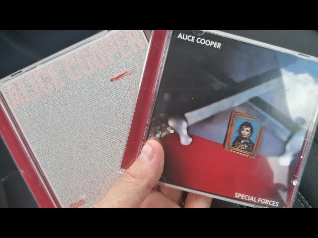 alicecooper 'SPECIAL FORCES' & 'ZIPPER CATCHES SKIN' RARE RE