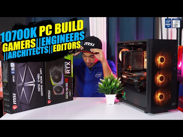 INTEL i7 10700K x MSI Z490 Build: MABILIS pang-Editing, Rendering