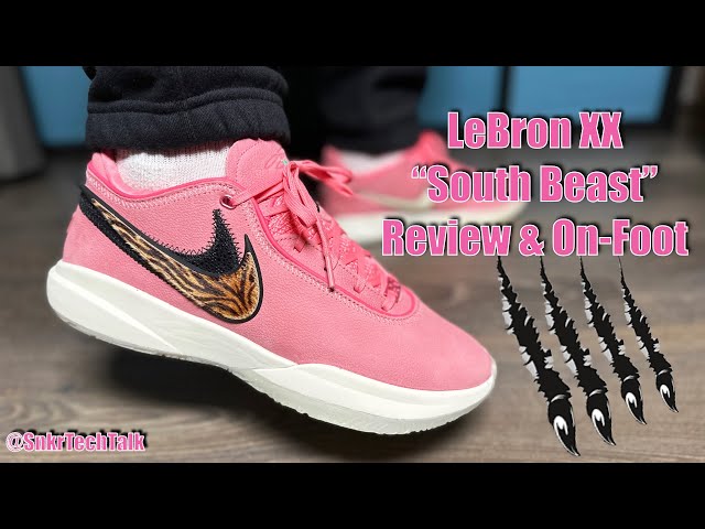 Nike LeBron 20 South Beast Review and On-Foot - YouTube
