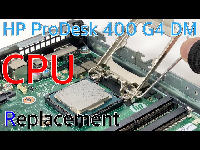 HP ProDesk 400 G4 DM のCPU交換方法 - YouTube
