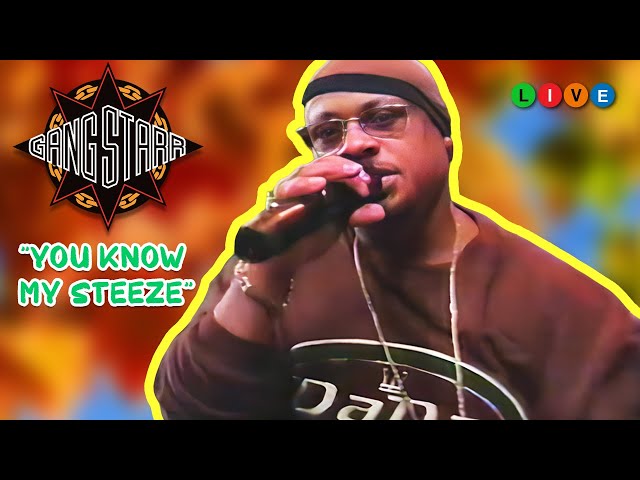 Gang Starr - You Know My Steez (LIVE) 1998 - YouTube