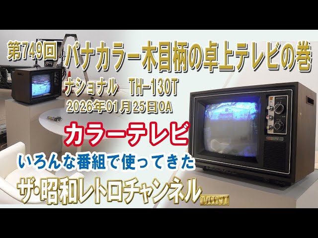 Episode 749: [MINI] Panacolor Wood Grain Tabletop TV: National TH