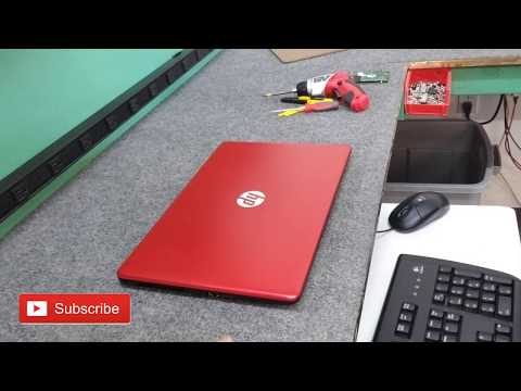 How To Replace Hard Drive in HP Laptop With New SSD - YouTube